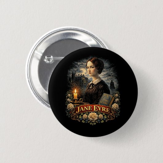 Jane Eyre Button (Vorne & Hinten)