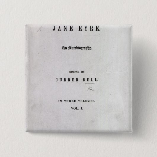 Jane Eyre Button (Vorderseite)