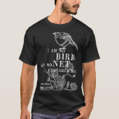 Jane Eyre Charlotte Bronte Quote  I am no bird T-Shirt (Vorderseite)