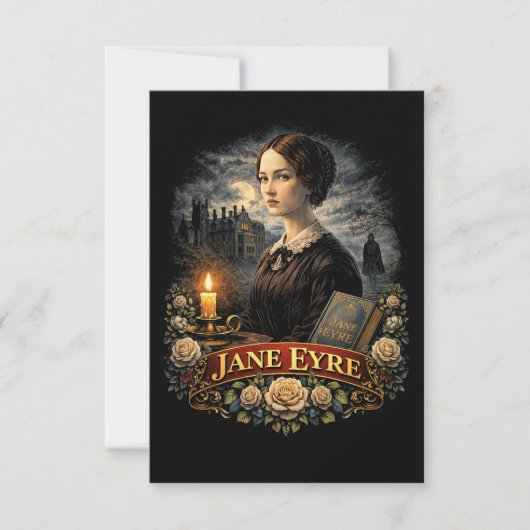 Jane Eyre Dankeskarte (Vorderseite)