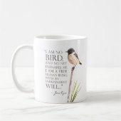 Jane Eyre - I Am No Bird - Brown Bird Kaffeetasse (Links)