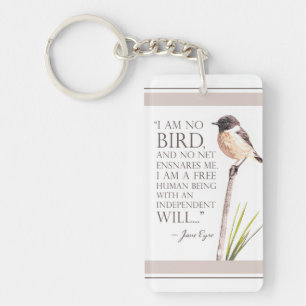 Jane Eyre - I Am No Bird - Brown Bird Schlüsselanhänger