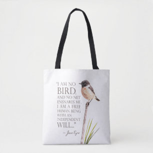 Jane Eyre - I Am No Bird - Brown Bird Tasche