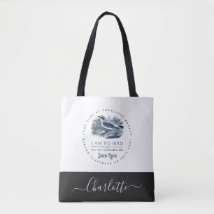 Jane Eyre - I Am No Bird - Name hinzufügen Tasche