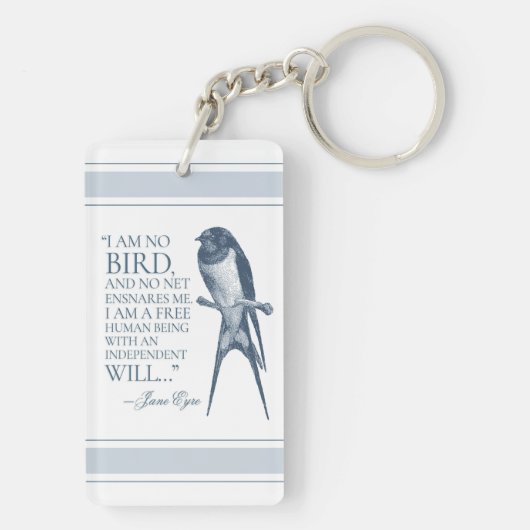 Jane Eyre - I Am No Bird - Schlucken Schlüsselanhänger (Rückseite)