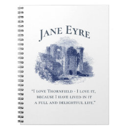 Jane Eyre - I Liebe Thornfield - Burg Notizblock