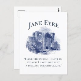 Jane Eyre - I Liebe Thornfield - Burg Postkarte