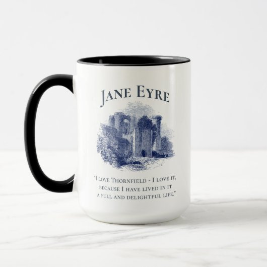 Jane Eyre - I Liebe Thornfield - Burg Tasse (Links)