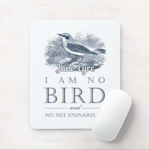 Jane Eyre - Ich bin kein Vogel - Vintage-Vogel Mousepad