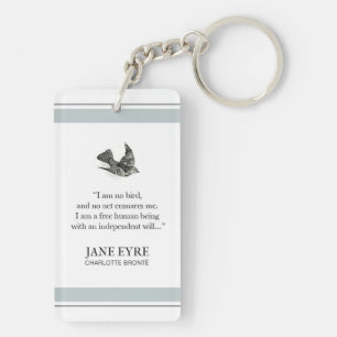 Jane Eyre - Ich bin kein Vogel Zitat Schlüsselanhänger