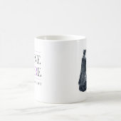 Jane Eyre in Cape und Bonnet Kaffeetasse (Mittel)