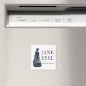 Jane Eyre in Cape und Bonnet Magnet (In Situ (Geschirrspüler))