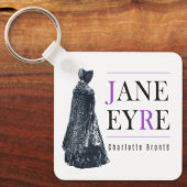 Jane Eyre in Cape und Bonnet Schlüsselanhänger (Vorderseite)
