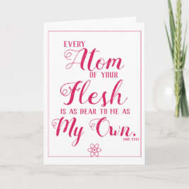 Jane Eyre Jeder Atom eures Fleisches ist so lieb Feiertagskarte