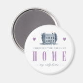 Jane Eyre - Meine einzige Zuhause - Haus Magnet (Vorderseite/Rückseite)