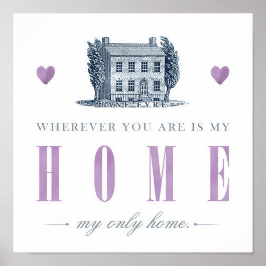 Jane Eyre - Meine einzige Zuhause - Haus Poster (Vorne)