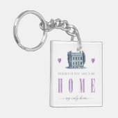 Jane Eyre - Meine einzige Zuhause - Haus Schlüsselanhänger (Vorderseite links)