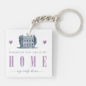 Jane Eyre - Meine einzige Zuhause - Haus Schlüsselanhänger (Rückseite)