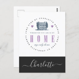 Jane Eyre - Meine einzige Zuhause - Ihren Namen hi Postkarte