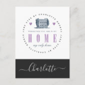 Jane Eyre - Meine einzige Zuhause - Ihren Namen hi Postkarte (Vorderseite)