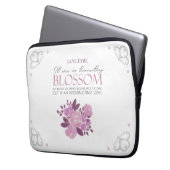 Jane Eyre - No Transitory Blossom - Pink Roses Laptopschutzhülle (Vorderseite Links)