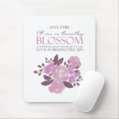 Jane Eyre - No Transitory Blossom - Pink Roses Mousepad (Mit Mouse)