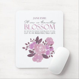 Jane Eyre - No Transitory Blossom - Pink Roses Mousepad