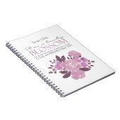 Jane Eyre - No Transitory Blossom - Pink Roses Notizblock (Rechte Seite)