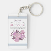 Jane Eyre - No Transitory Blossom - Pink Roses Schlüsselanhänger (Rückseite)