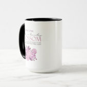 Jane Eyre - No Transitory Blossom - Pink Roses Tasse (Vorderseite Links)