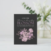 Jane Eyre - No Transitory Blossom - Rose auf Black Postkarte (Stehend Vorderseite)