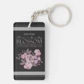 Jane Eyre - No Transitory Blossom - Rose Black Schlüsselanhänger (Rückseite)