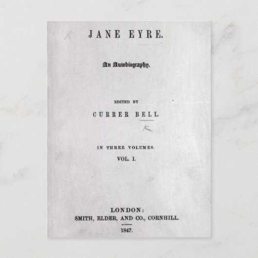 Jane Eyre Postkarte (Vorderseite)