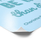 Jane Eyre Quote I - Blue Edition Fotodruck (Ecke)