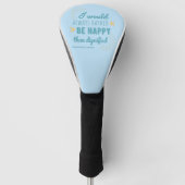 Jane Eyre Quote I - Blue Edition Golf Headcover (Vorderseite)