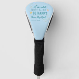 Jane Eyre Quote I - Blue Edition Golf Headcover