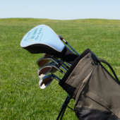 Jane Eyre Quote I - Blue Edition Golf Headcover (In SItu)