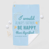 Jane Eyre Quote I - Blue Edition Golfhandtuch (Insitu)