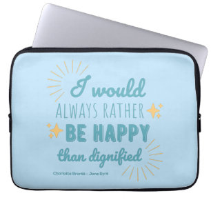 Jane Eyre Quote I - Blue Edition Laptopschutzhülle
