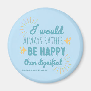 Jane Eyre Quote I - Blue Edition Magnet