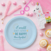 Jane Eyre Quote I - Blue Edition Pappteller (Party)