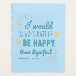 Jane Eyre Quote I - Blue Edition Planer