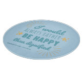 Jane Eyre Quote I - Blue Edition Schneidebrett (Ecke)