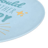 Jane Eyre Quote I - Blue Edition Schneidebrett (Ecke)