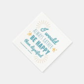 Jane Eyre Quote I - Blue Edition Serviette (Ecke)