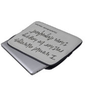 Jane Eyre Quote I Laptopschutzhülle (Vorne Knopf)