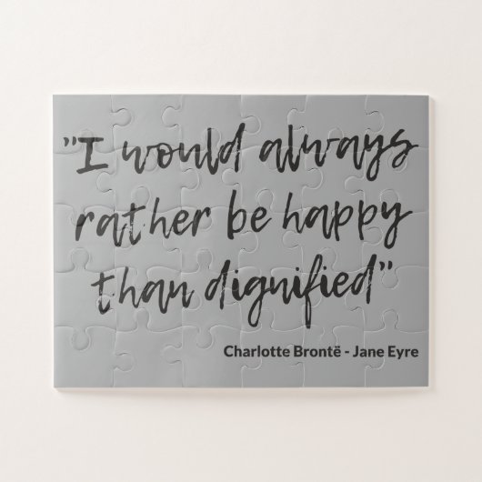 Jane Eyre Quote I Puzzle (Horizontal)