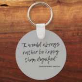 Jane Eyre Quote I Schlüsselanhänger (Vorderseite)