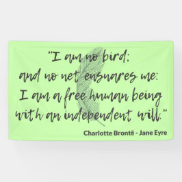Jane Eyre Quote II Banner
