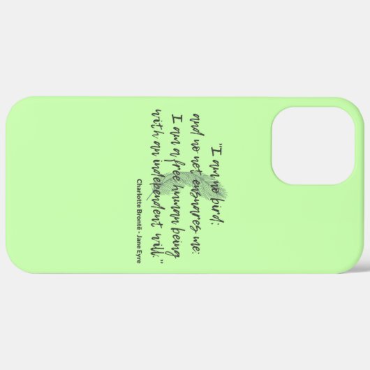 Jane Eyre Quote II Case-Mate iPhone Hülle (Hinten (horizontal))